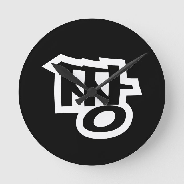 Horloge Ronde 짱 JJANG - Le MEILLEUR ~ Langue Hangul Slang Coréen (Recto)