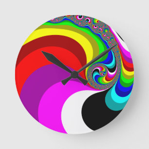 Horloge Ronde 040 Obama - Art Fractal