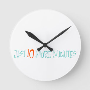 Horloge Ronde 10 Minutes De Plus