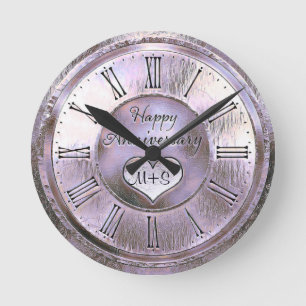 Horloge Ronde 10e anniversaire du Mariage