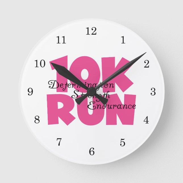 Horloge Ronde 10K Run Sport Rose (Recto)