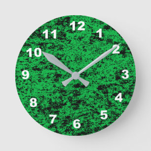 Horloge Ronde 12 Nombre de choix à choisir à partir de vert n no
