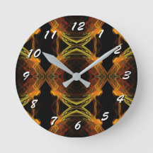 12 Number Choices to Choose-Fractal Art-Clock