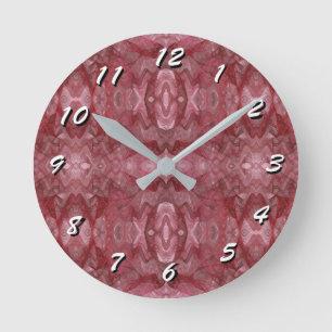 Horloge Ronde 12 Number Choices to Choose-Fractal Art-Clock