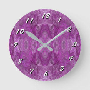 Horloge Ronde 12 Number Choices to Choose-Fractal Art-Clock