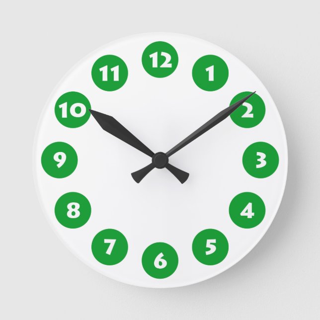 Horloge Ronde 12 spots (Recto)