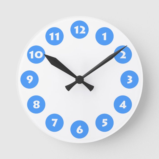 Horloge Ronde 12 spots (Recto)