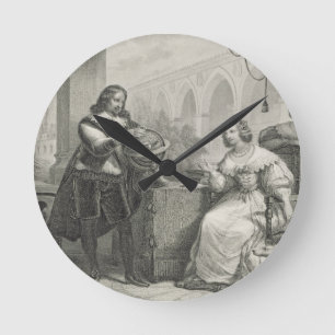 Horloge Ronde 1626-89) reines de Christina (de la Suède, d'une