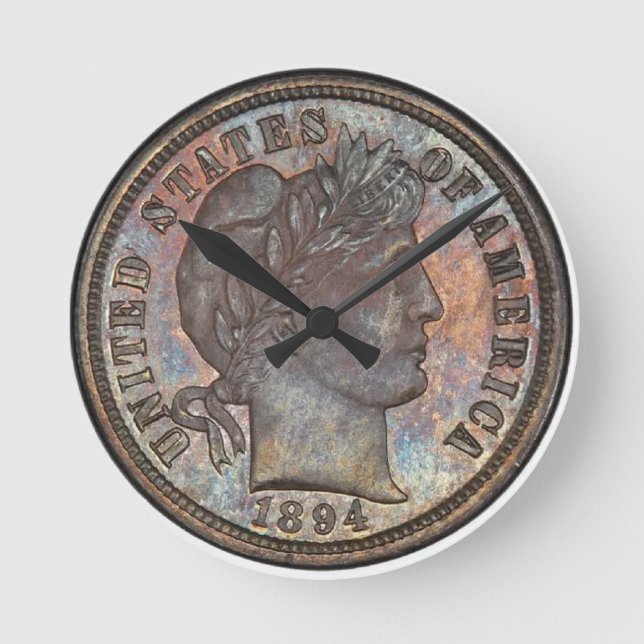 Horloge Ronde 1894-S Barber Dime (Recto)