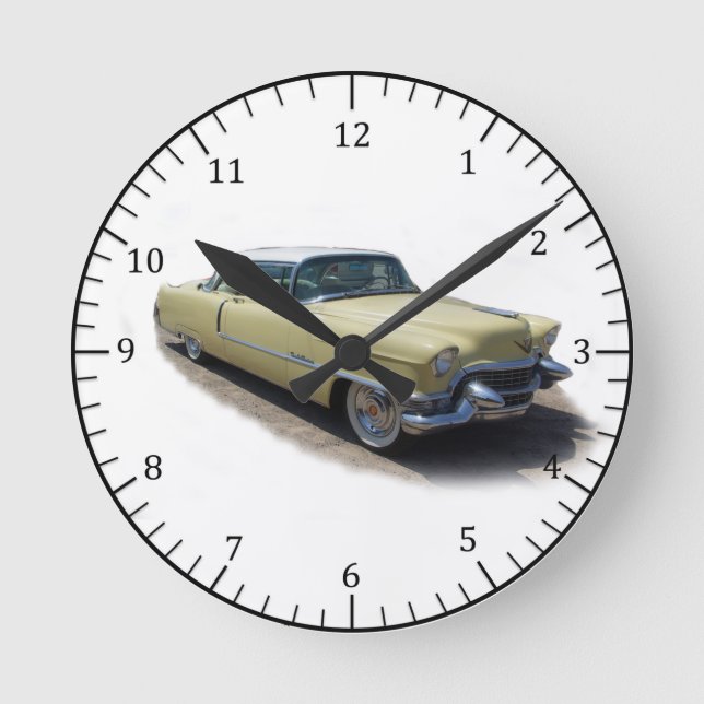 Horloge Ronde 1950s S61 classic car clock (Recto)