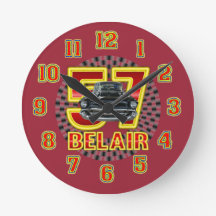 1957 Chevy Bel Air Clock.