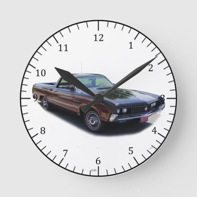 Horloge Ronde 1970 Ranchero clock (Recto)