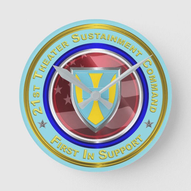 Horloge Ronde 21st Théâtre Sustainment Command (Recto)