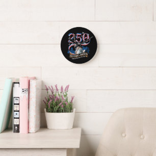 Horloge Ronde 250 Ans Anniversaire Amérique 1776 2026