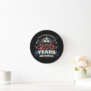 Horloge Ronde 250 Ans Pas De Rois Patriotique