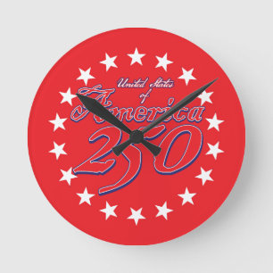 Horloge Ronde 250e anniversaire de l'Amérique
