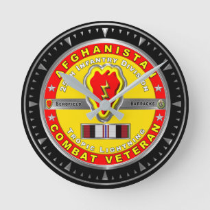 Horloge Ronde 25e division d'infanterie “Vétéran d'Afghanistan”