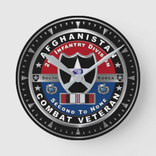 Horloge Ronde 2e division d'infanterie “Vétéran de combat en Afg