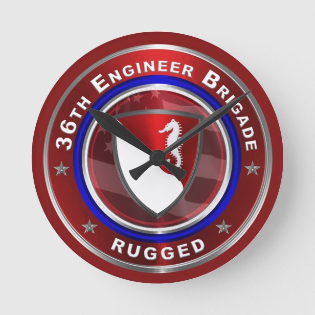 Horloge Ronde 36e brigade du génie « Rugged » (Recto)