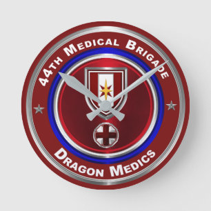 Horloge Ronde 44e Brigade Médicale Médicaments de dragon