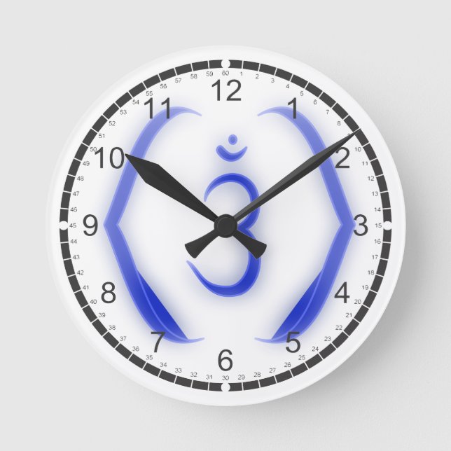 Horloge Ronde 7 Chakras Massage Room Clocks (Recto)