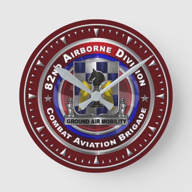 Horloge Ronde 82e division de combat Aviation  (Recto)