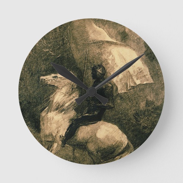 Horloge Ronde A Knight, c.1885 (Recto)