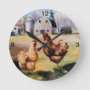 Horloge Ronde À l'horloge de la ferme