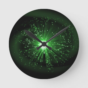 Horloge Ronde Abrégé sur optique fibre