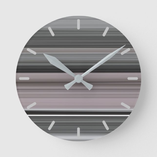 Horloge Ronde Abstract #1: Grey (Recto)