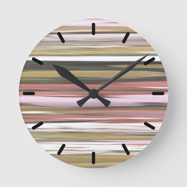 Horloge Ronde Abstract #2: Autumn Fall colors blur (Recto)