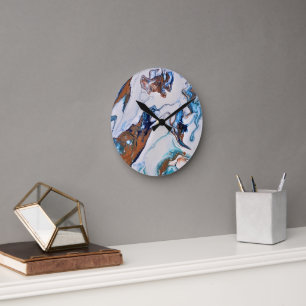 Horloge Ronde abstract modern.