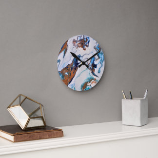 Horloge Ronde abstract modern.