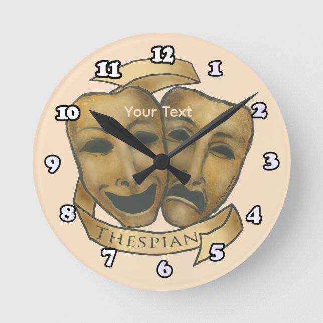 Horloge Ronde Acteur thésien  (Recto)
