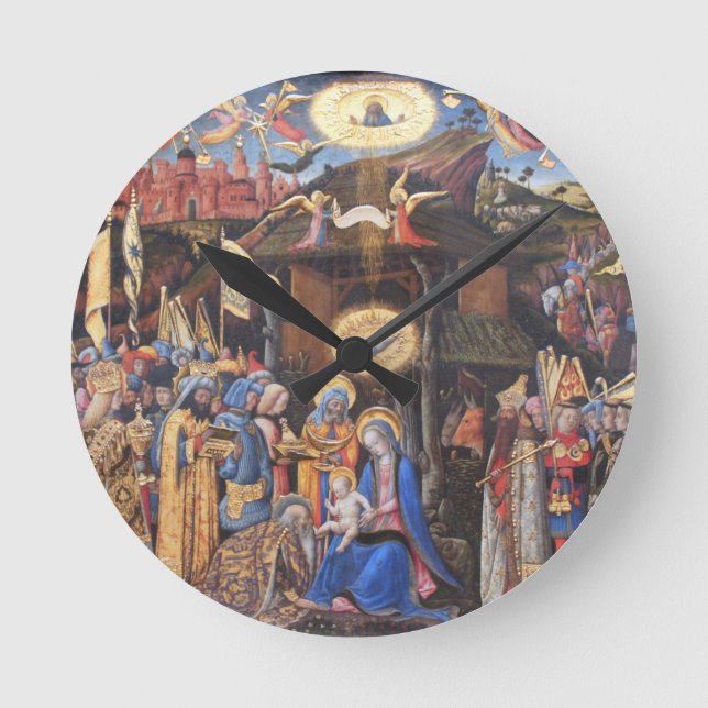 Horloge Ronde Adoration des Magi (Recto)