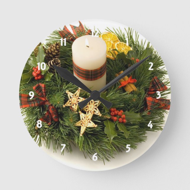 Horloge Ronde Advent wreath (Recto)
