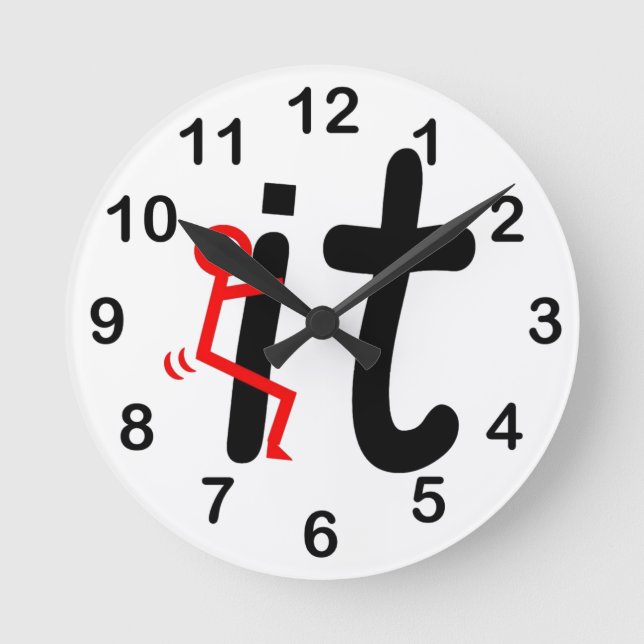 HORLOGE RONDE AFFICHER (Recto)
