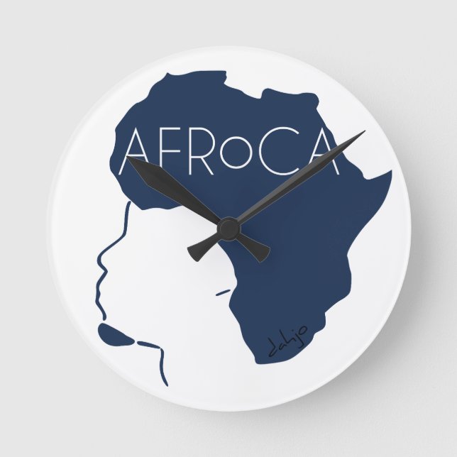 HORLOGE RONDE AFROCA (Recto)
