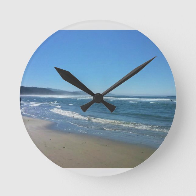 Horloge Ronde Agate Beach (Recto)