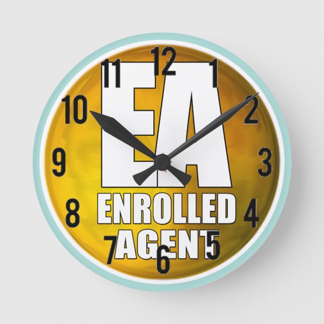 HORLOGE RONDE AGENT INSCRIT AU LOGO EA (Recto)