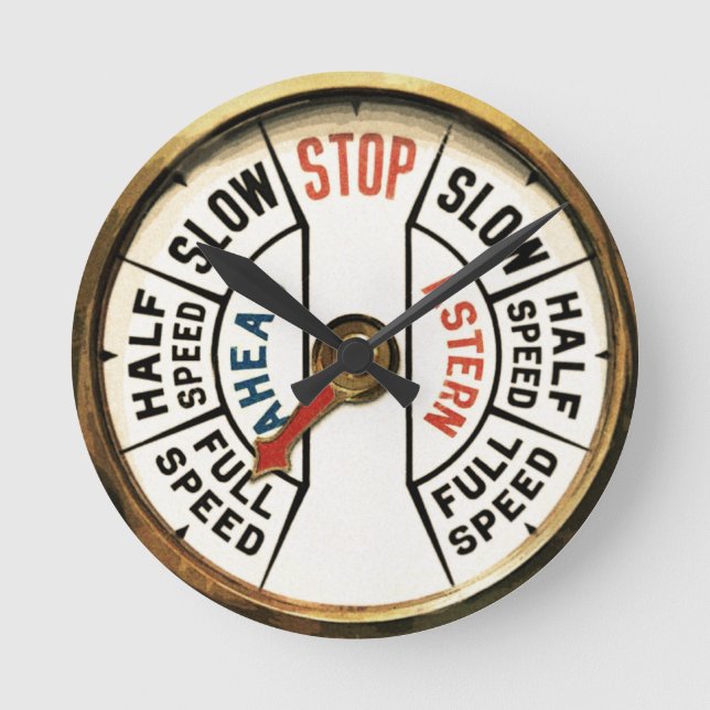 Horloge Ronde Ahead, Astern (Recto)