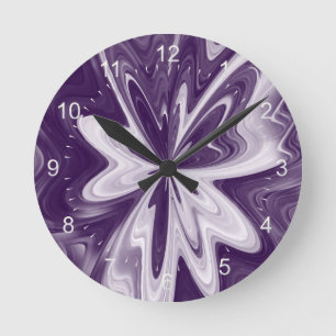 Horloge Ronde ailes papillon