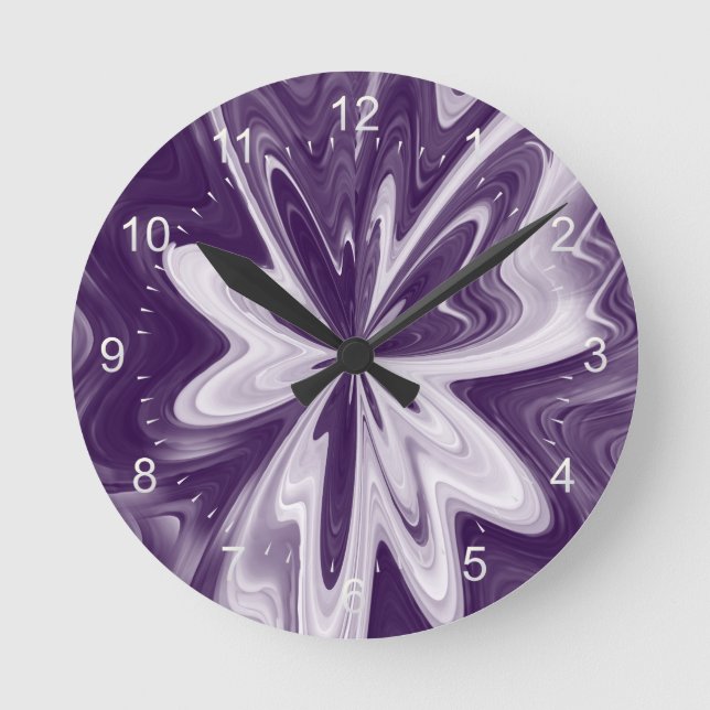 Horloge Ronde ailes papillon (Recto)