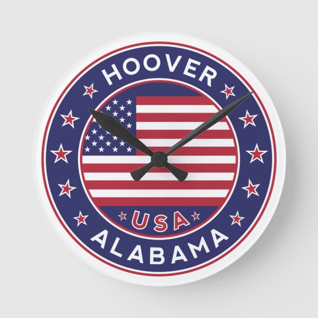 Horloge Ronde Alabama, Hoover (Recto)