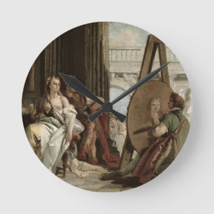 Horloge Ronde Alexandre et Campaspe à la maison du peintre