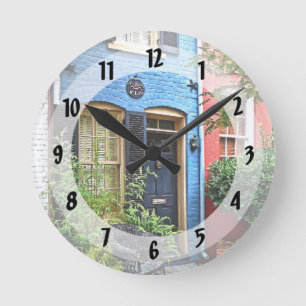 Horloge Ronde Alexandria VA - Bâtiment Avec Feu