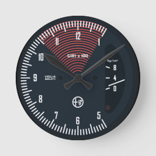 Horloge Ronde Alfa Tachomètre