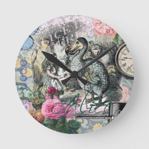 Horloge Ronde Alice au pays des merveilles Dodo Classic