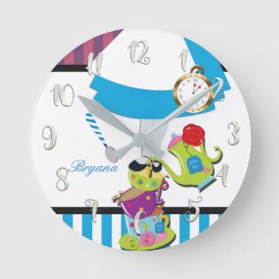 Horloge Ronde Alice au Pays des Merveilles Tasses Boutique Style