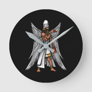 Horloge Ronde Alien Anunnaki Dieu Ancien roi sumérien